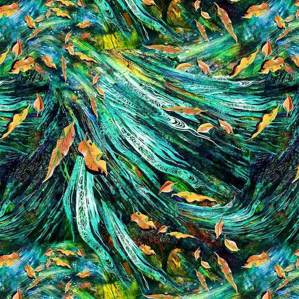 Kondililla Falls - Cascade Green - Everything Fabric