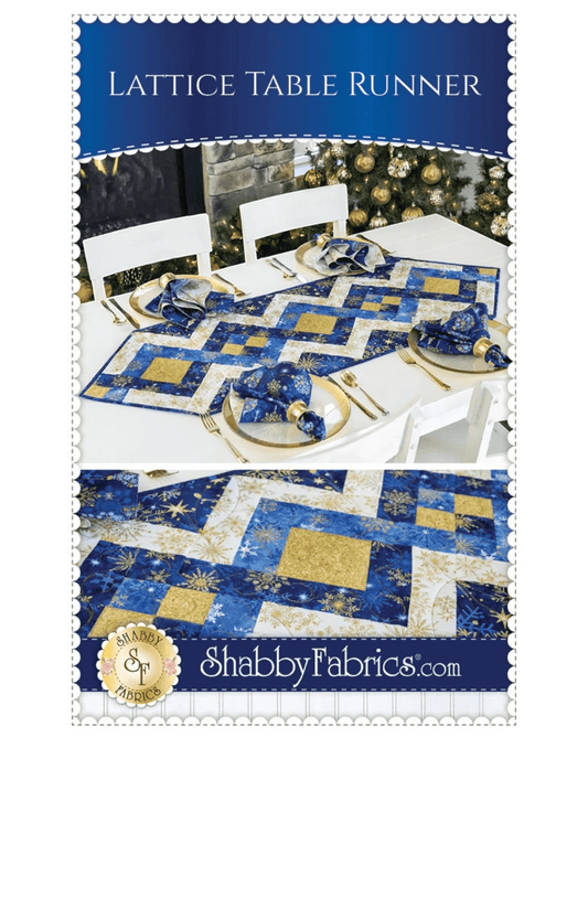 Lattice Table Runner Pattern - Everything Fabric