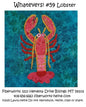 Laura Heine WHATEVERS! 59 Lobsters Collage Pattern - Everything Fabric