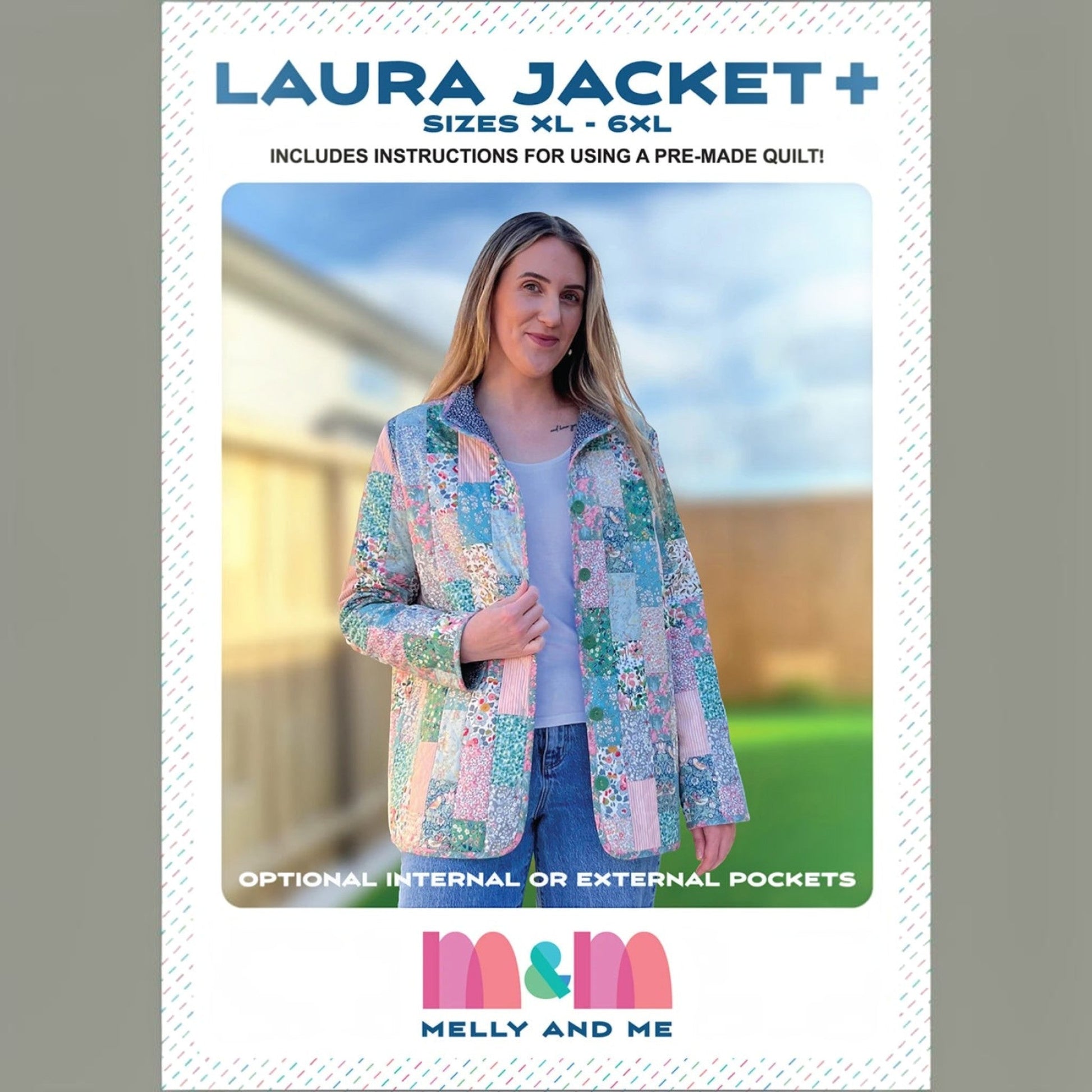 Laura Jacket Plus Sizes Pattern XL to 6XL - Everything Fabric