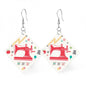 Leather Square Earrings My Happy Place - Everything Fabric
