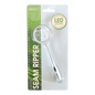 LED Lighted Seam Ripper with Magnifier Silver - Everything Fabric