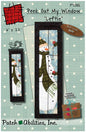 Leftie - Snowman Applique Wall Hanging - Everything Fabric