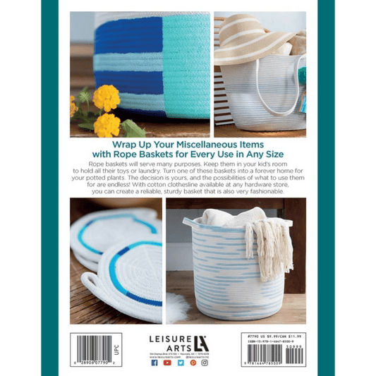 Leisure Arts Learn to Make Rope Baskets - Everything Fabric