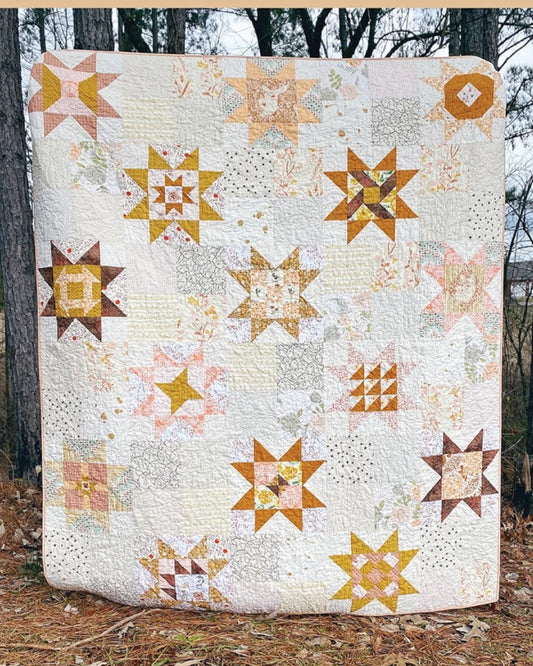 Little Miss Sawtooth Quilt Pattern - Everything Fabric