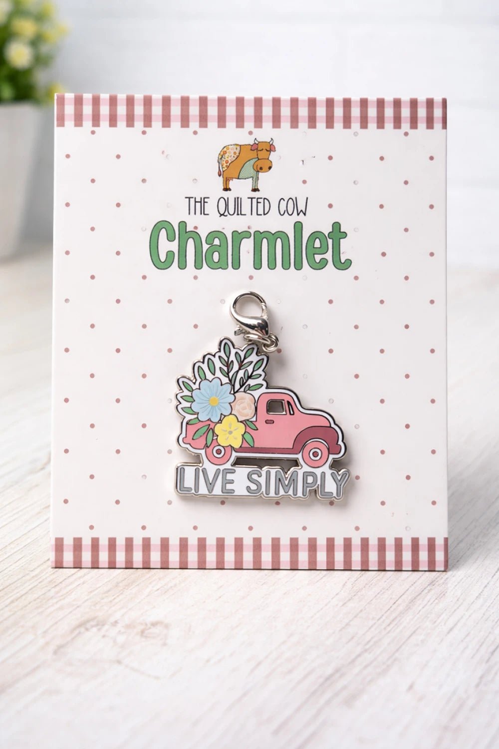 Live Simply Zipper Charmlet - Everything Fabric