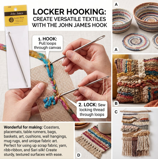 Locker Needle Hook for Hook Rugs