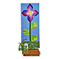Log Cabin Wallflower Wallhanging Pattern - Everything Fabric