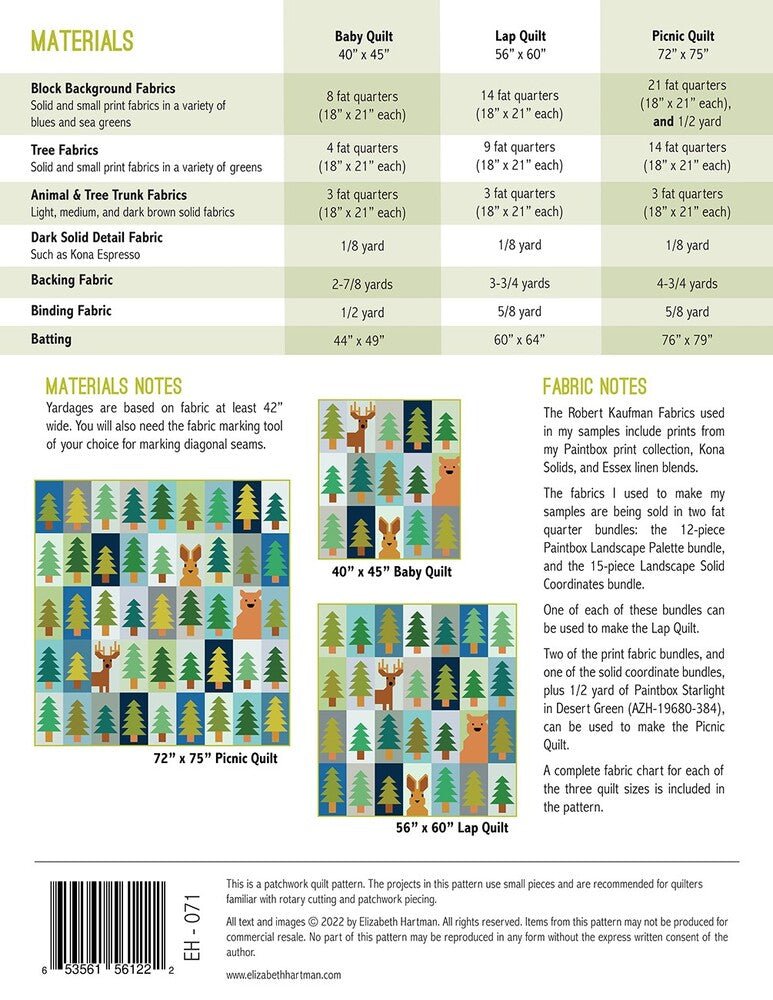 LOOKOUT Quilt Pattern by Elizabeth Hartman - Everything Fabric