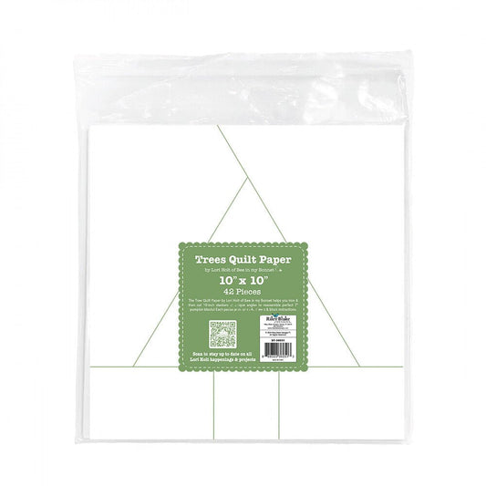 Lori Holt Christmas Tree Paper - 10 in - Everything Fabric