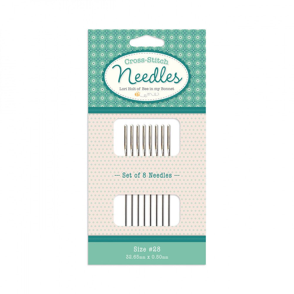 Lori Holt Cross Stitch Needles Size 28 - Everything Fabric
