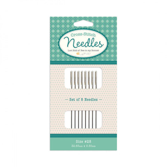 Lori Holt Cross Stitch Needles Size 28 - Everything Fabric