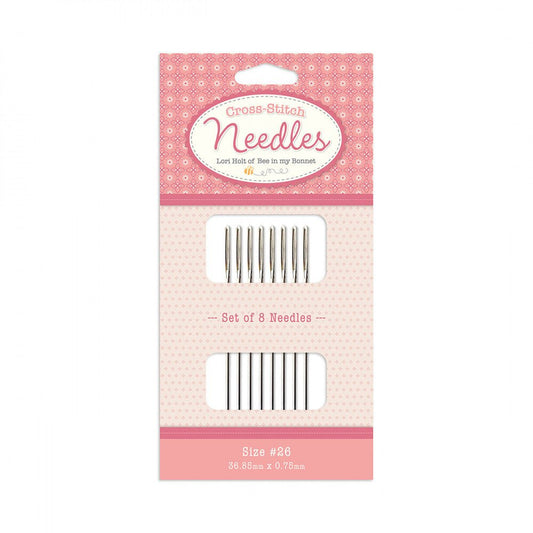 Lori Holt Cross Stitch Needles Size 28 - Everything Fabric