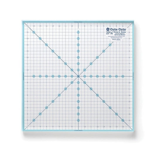 Lori Holt Cute Cuts Trim-It Ruler - 17½ in square - Everything Fabric