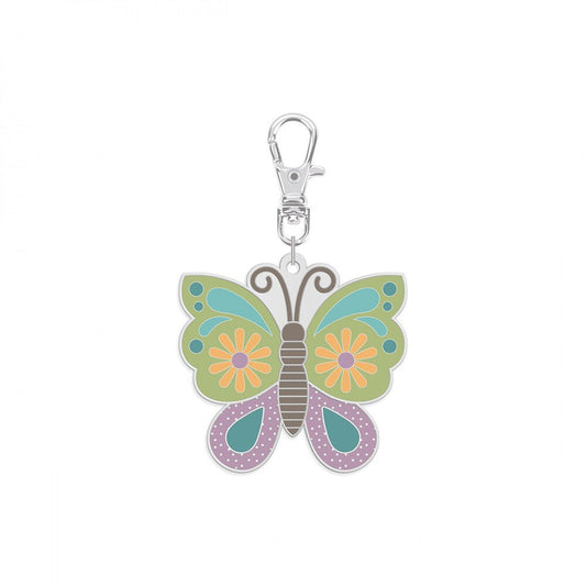 Lori Holt Enamel Happy Charm Butterfly - Everything Fabric
