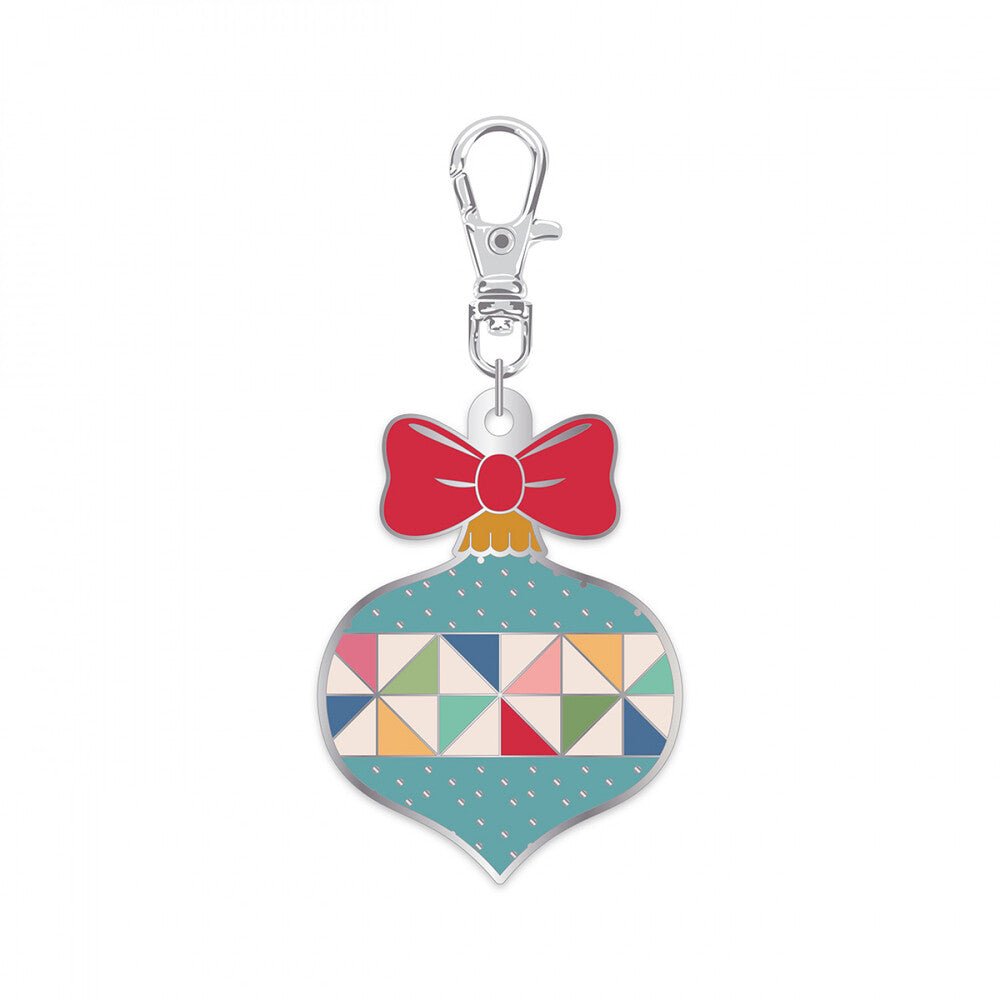 Lori Holt Enamel Happy Charm - ORNAMENT - Everything Fabric