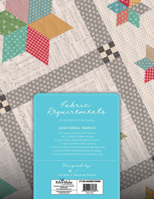 Lori Holt Home Town Stars QUILT Pattern - Everything Fabric