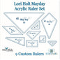 Lori Holt May Day Ruler Set - Everything Fabric