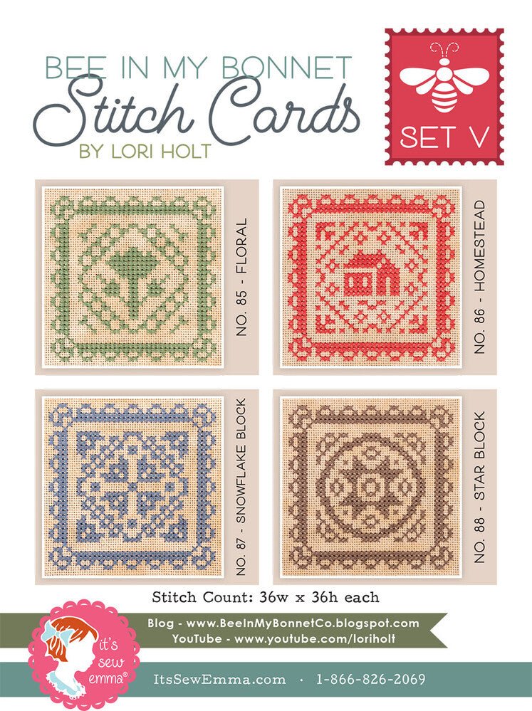 Lori Holt Stitch Card Set V - Everything Fabric