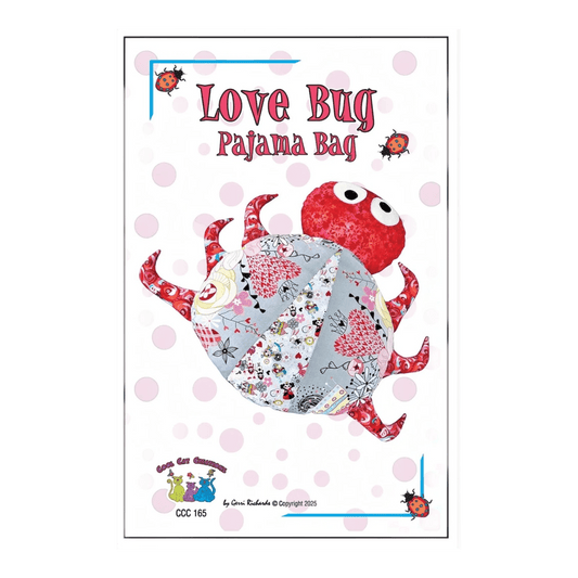 Love Bug Pajama Bag Pattern - Everything Fabric