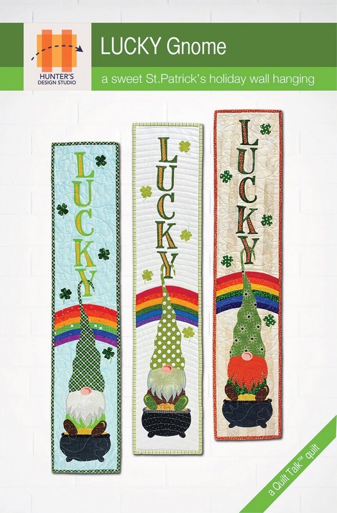 LUCKY Gnome Applique Pattern - Everything Fabric