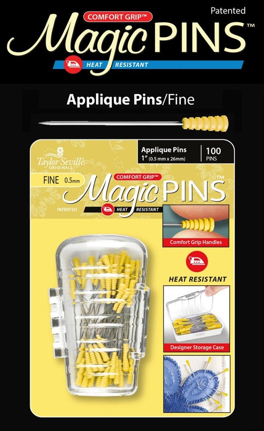 Magic Pins Applique Fine 100pc - Everything Fabric