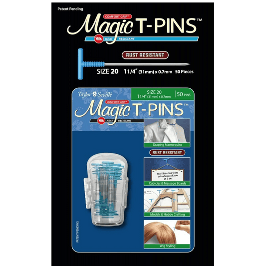 Magic T-Pins Size 20 50pc - Everything Fabric