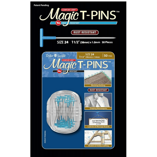 Magic T-Pins Size 24 50pc - Everything Fabric