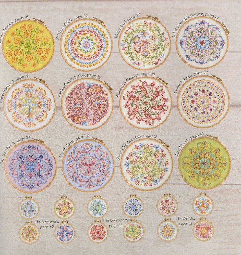 Mandalas To Embroider Book - Everything Fabric
