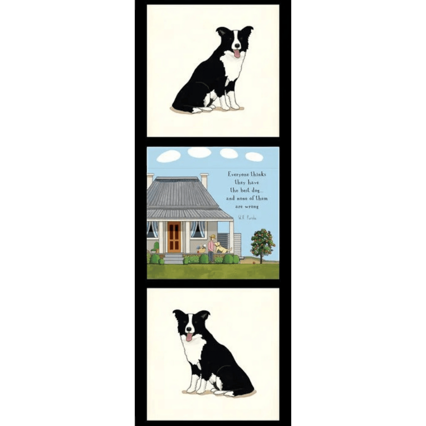 Man's Best Friend Panel - Everything Fabric