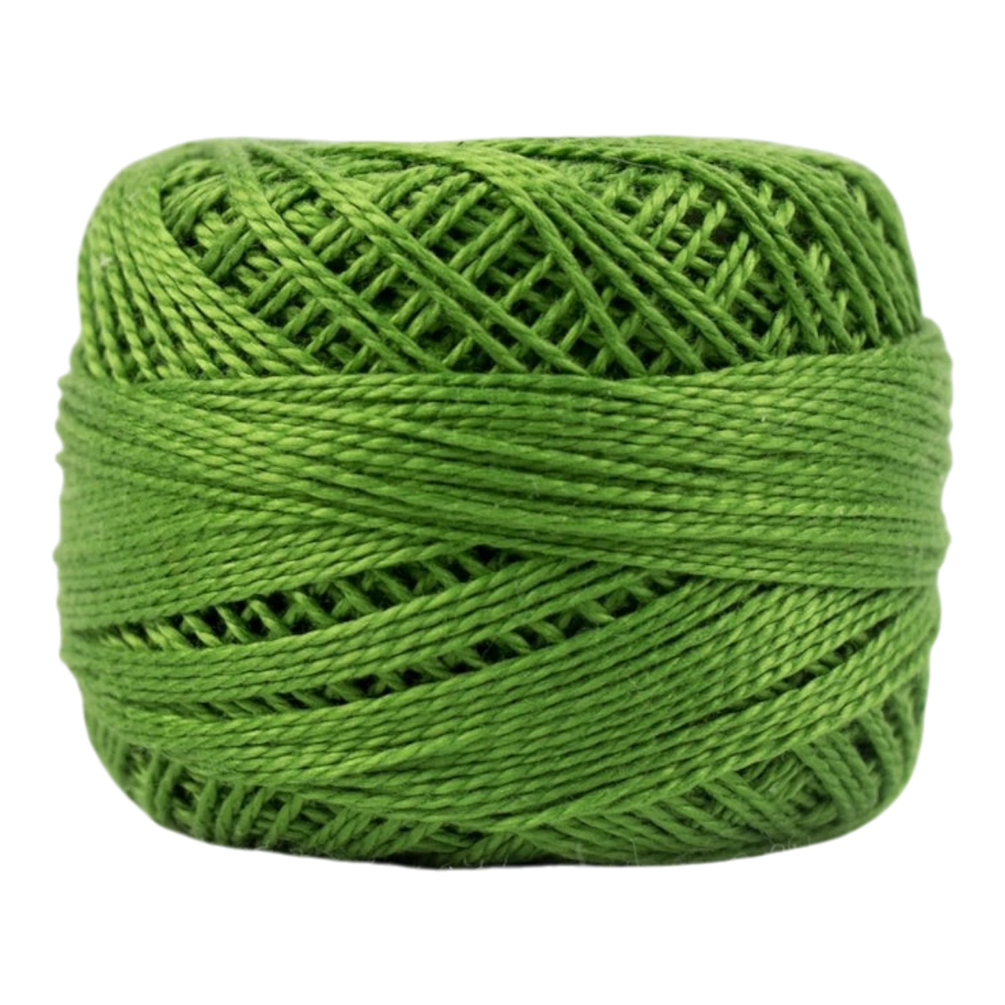 Eleganza 8wt Solid Perle Cotton Ball - MANTIS for embroidery, stitching and decorative needlework