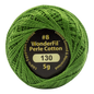 Eleganza 8wt Solid Perle Cotton Ball - MANTIS for embroidery, stitching and decorative needlework