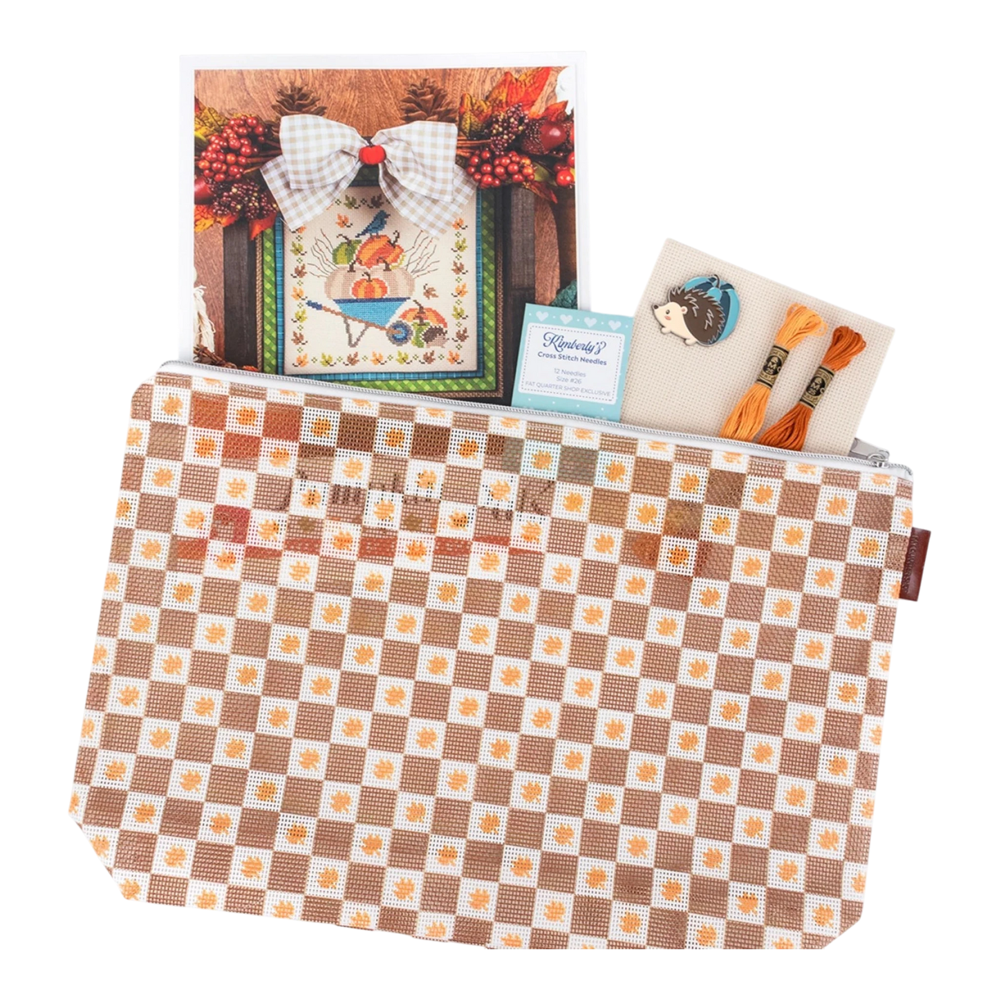 Maple Leaf Holiday Project Bag - Everything Fabric