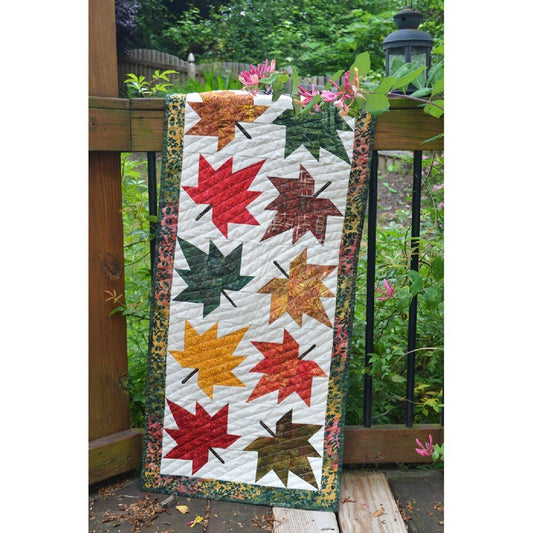 Maple Leaf Table Runner Pattern - Everything Fabric