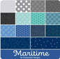 Maritime - Fat Quarter Bundle 14pc - Kimberbell Basics - Everything Fabric
