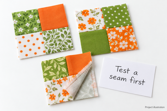 Project illustration for Sew Standard Seam Guide - Its Sew Emma. Finished projects, fabric, patterns and other tools are not included.