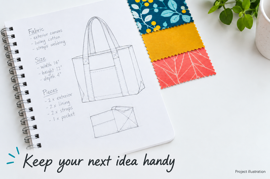 Project illustration for Riley Blake Designs Mechanical Pencil Set Of 3. Finished projects, fabric, patterns and other tools are not included.