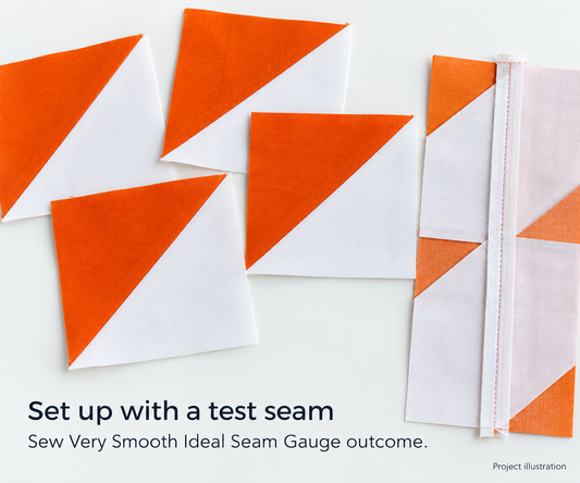 Project illustration for Ideal Seam Gauge by Sew Very Smooth. Finished projects, fabric, patterns and other tools are not included.