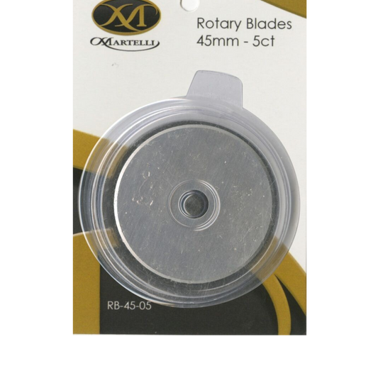 Martelli - 45 mm Replacement Blades - 5pk - Everything Fabric