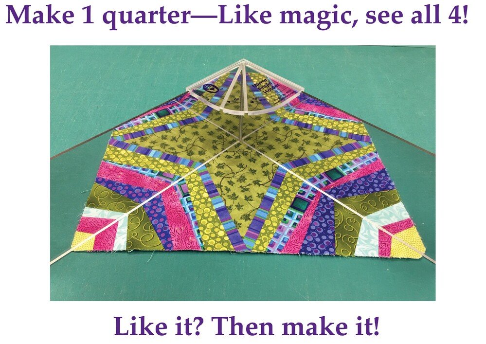 Marti Michell Folding Magic Mirror 4.5in x 11.5in - Everything Fabric