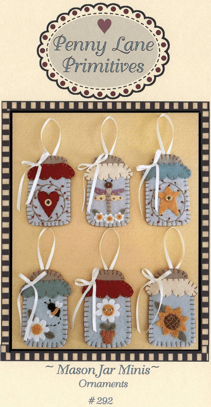 Mason Jar Minis Pattern - Everything Fabric