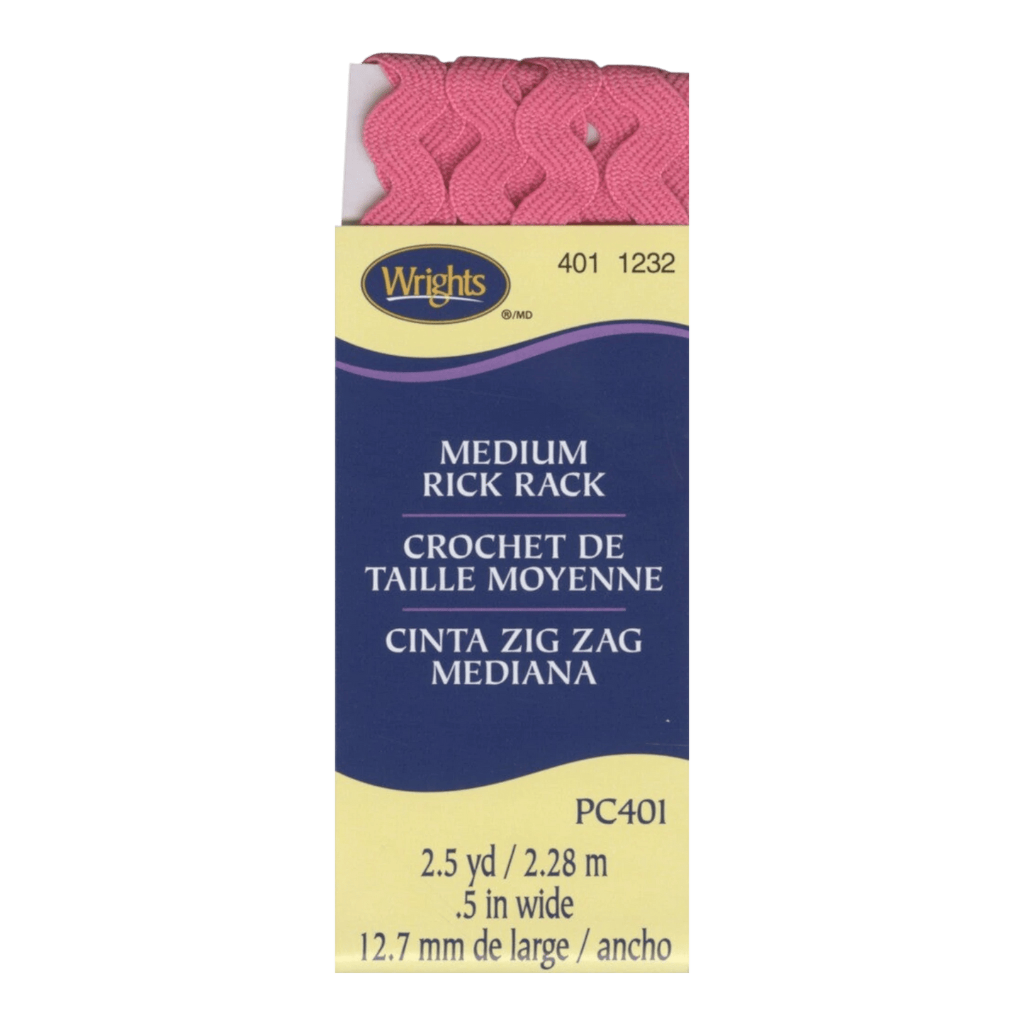 Medium Rick Rack - Berry Sorbet - Everything Fabric