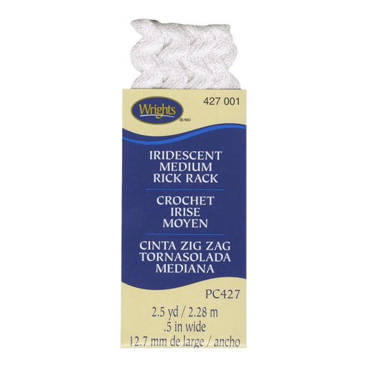 Medium Rick Rack - IRIDESCENT - Everything Fabric