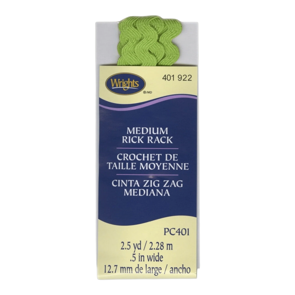 Medium Rick Rack - Leaf Green