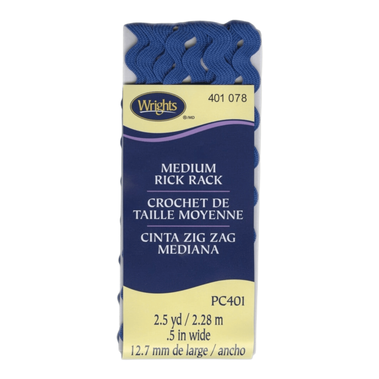 Medium Rick Rack - Yale Blue - Everything Fabric