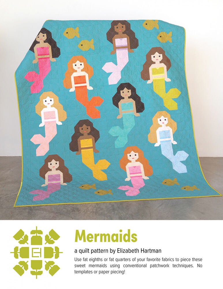 Mermaids Quilt Pattern - Everything Fabric