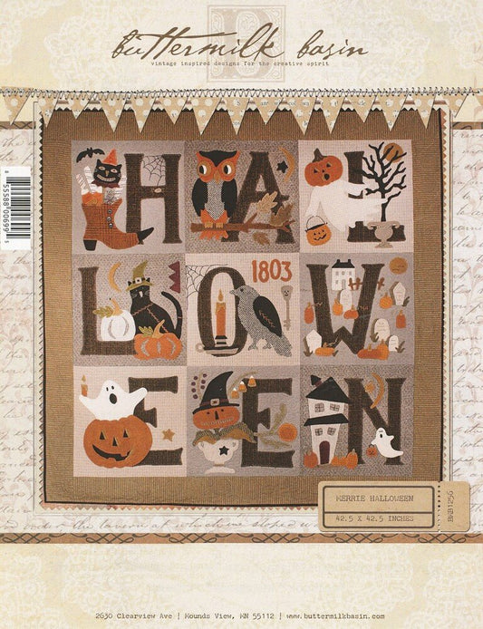 Merrie Halloween Quilt Pattern - Everything Fabric