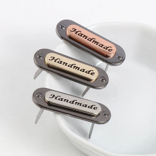 Metal Handmade Project Label - Everything Fabric