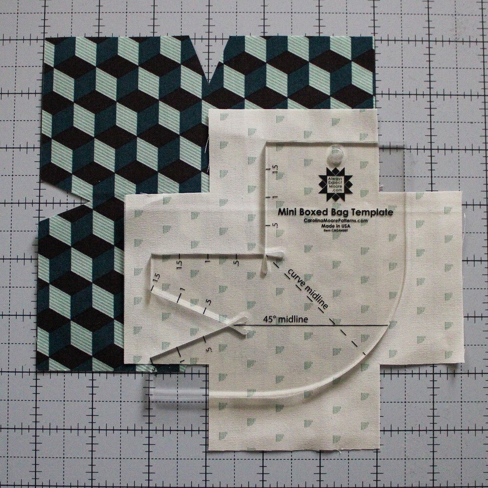 Mini Boxed Bag Template - Everything Fabric