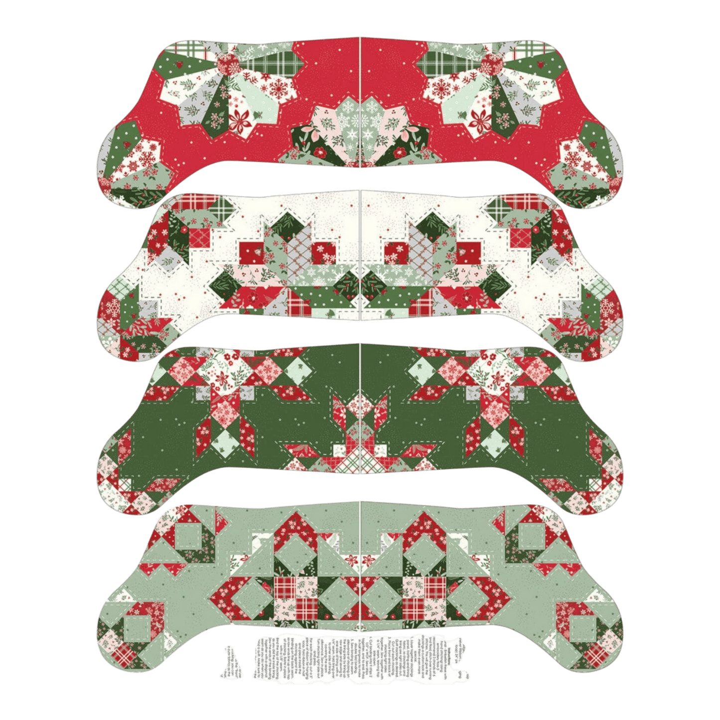 Mistletoe & Holly - Stockings Panel - Everything Fabric